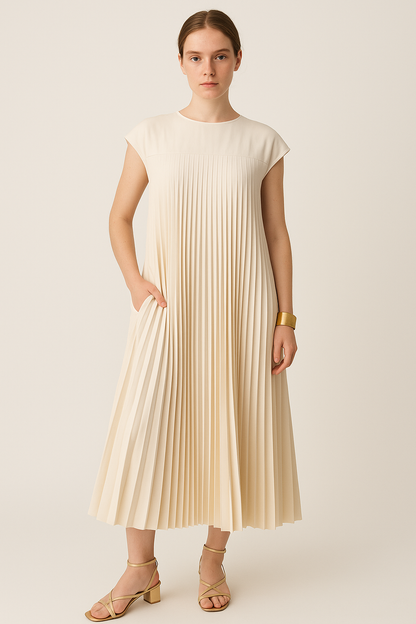 Elegante Lange Jurk voor een Tijdloze Stijl – Sylvie