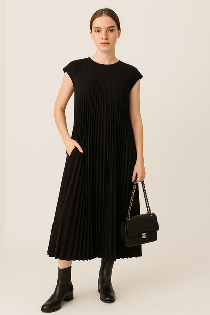 Elegante Lange Jurk voor een Tijdloze Stijl – Sylvie