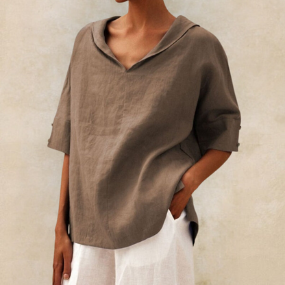 Dames Loose Fit Blouse Casual Ademend Comfort – Livia