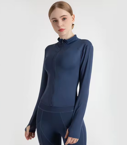 Getailleerd Sportjack voor Dames met Shaping Effect – Selvara
