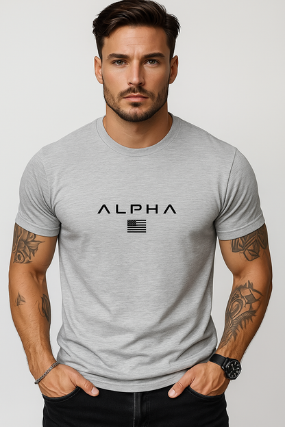 Casual katoenen T-shirt met ronde hals voor heren – Simon
