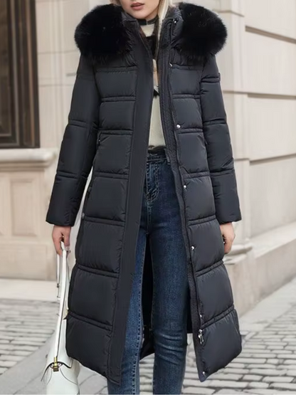 Warme Winterjas voor Dames met Bontkraag – Aurielle