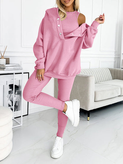 Comfortabele Hoodie Set voor Dames en Heren – Evi