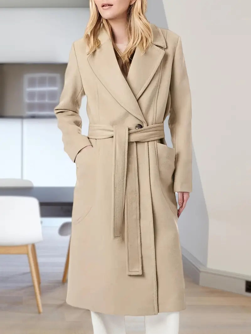 Lange elegante winterjas voor dames – Diva