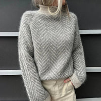 Scandi chic gebreide sweater voor dagelijks comfort – Emma