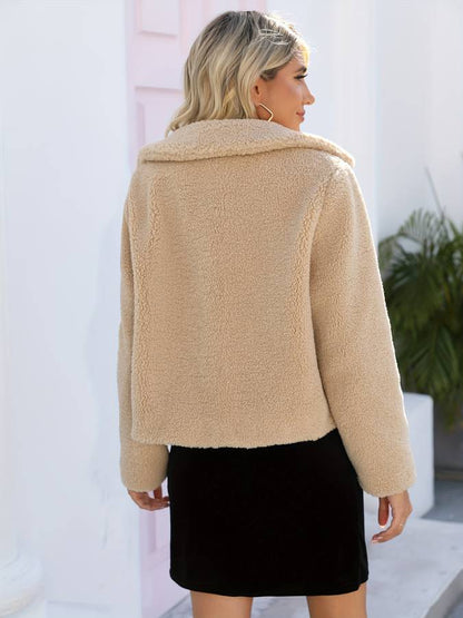 Warme teddy winterjas voor dames – Sophie