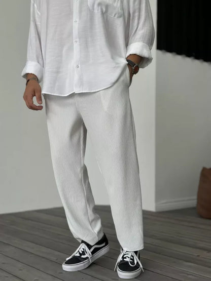 Heren broek lichtgewicht ademend elegant comfort – Solvaro