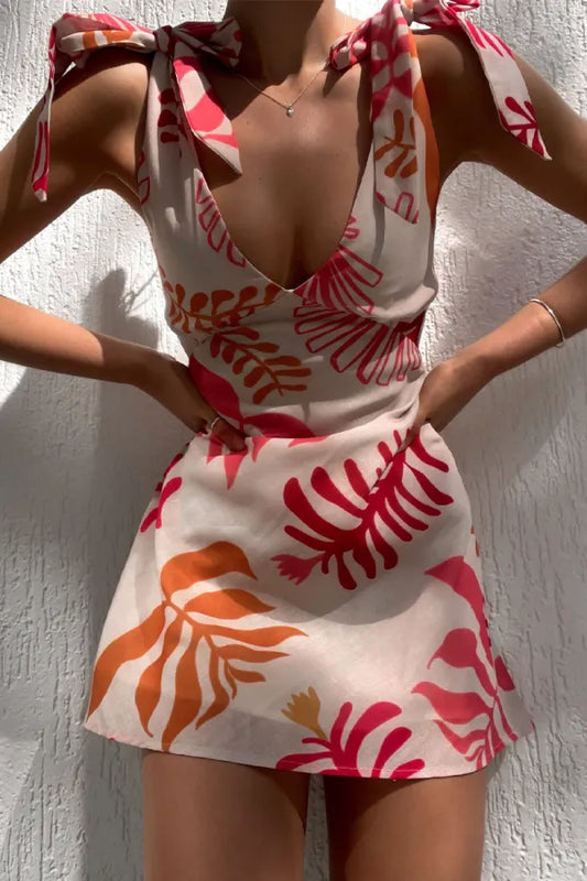 Zomer mini-jurk voor dames met luchtige pasvorm – Liora