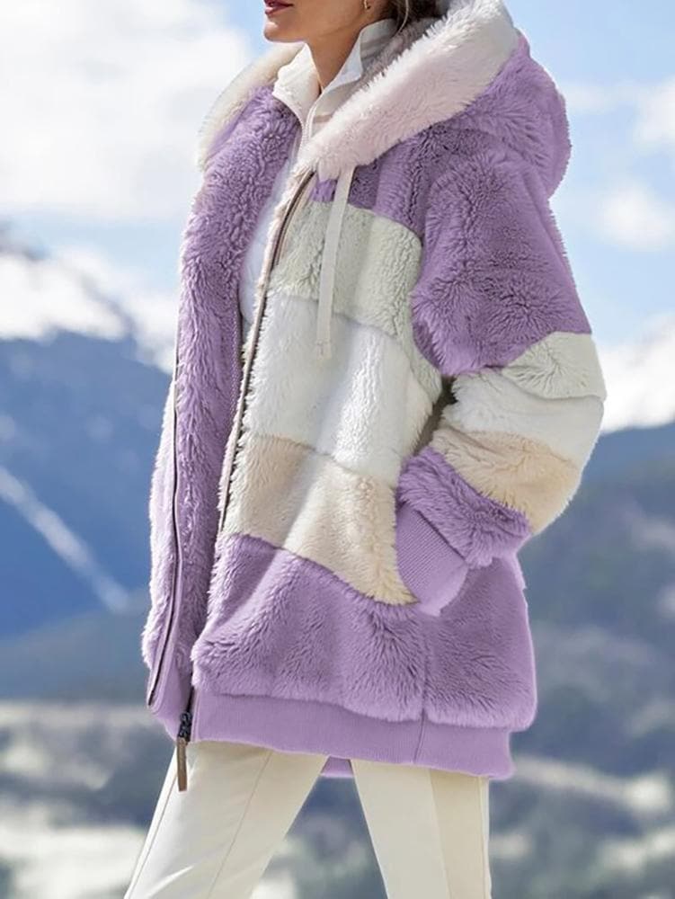 Warme oversized winterjas voor dames – Fleur