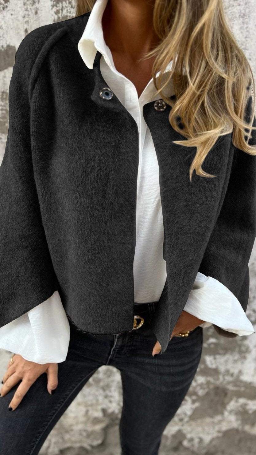 Elegante Wolmantel voor Dames met Perfecte Pasvorm – Julia