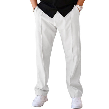 Zomerbroek Heren Luchtig Elegant Losse Pasvorm – Lurelio