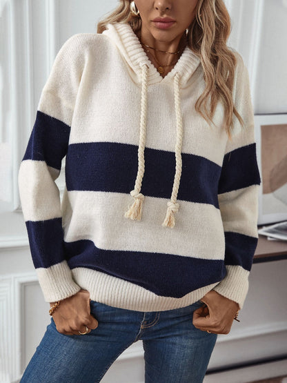 Casual hoodie met koord en comfortabele pasvorm – Julia
