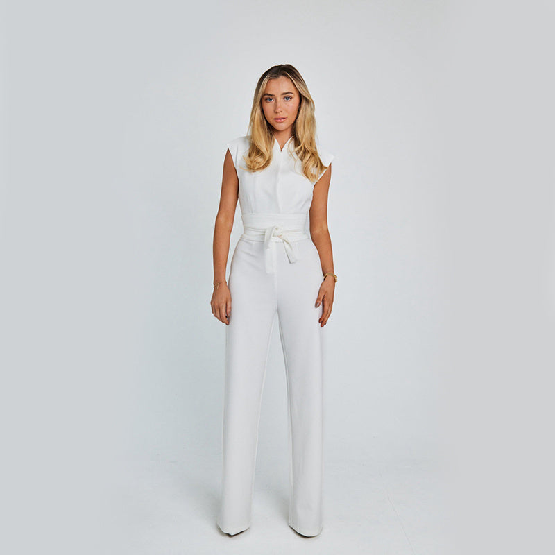 Mouwloze Elegante Jumpsuit Voor Zomerlook – Lara