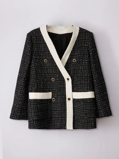 Elegant herfst winter jasje van wolmix voor dames - Emily