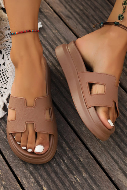 Chique dames plateauslippers voor zomercomfort - Sofia