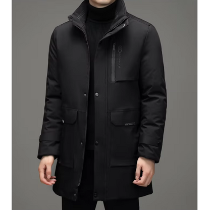 Winterjas Heren met Capuchon en Ritszakken – Thomas