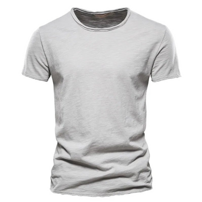 Basic heren T-shirt katoen tijdloos comfortabel fit – Dravero