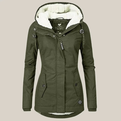 Warme Gewatteerde Winterjas voor Stijl en Bescherming – Sara