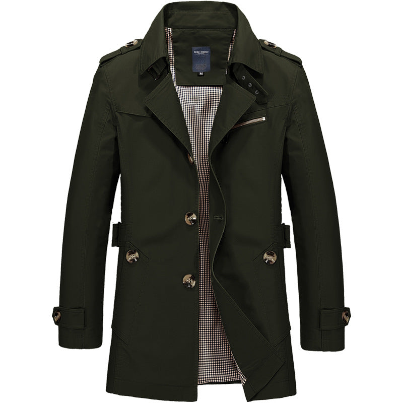 Heren jas met elegante pasvorm en all-weather comfort – Josvian