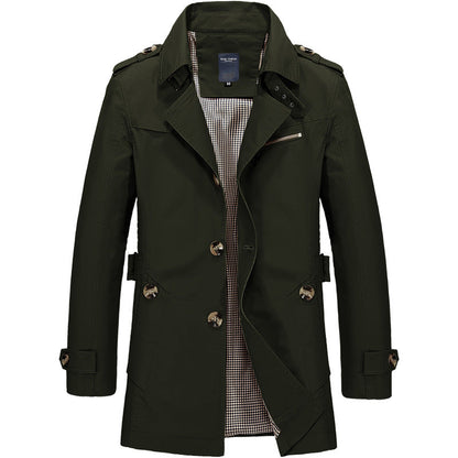 Heren jas met elegante pasvorm en all-weather comfort – Josvian