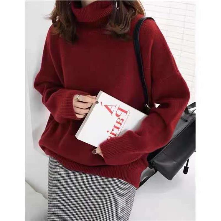 Luxe cashmere turtleneck sweater met losse pasvorm – Isabelle