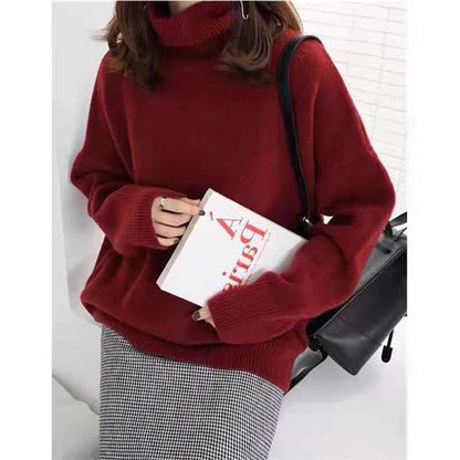 Luxe cashmere turtleneck sweater met losse pasvorm – Isabelle