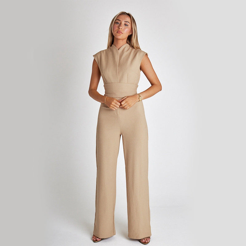 Mouwloze Elegante Jumpsuit Voor Zomerlook – Lara