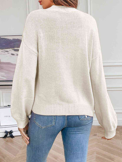 Lichtgewicht dames cardigan met bloemenpatroon – Lotje