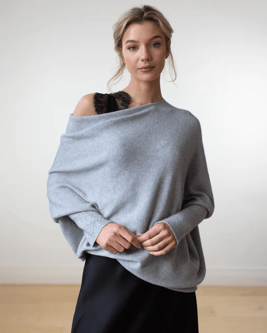 Stijlvolle off-shoulder trui voor een elegante look – Isabella