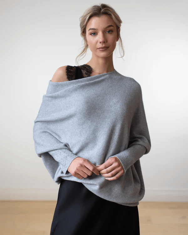 Stijlvolle off-shoulder trui voor een elegante look – Isabella
