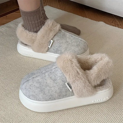Warme Dames Pantoffels voor Herfst en Winter – Sophie