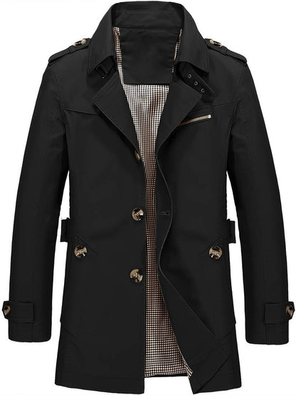 Klassieke heren trenchcoat met moderne twist – Richard
