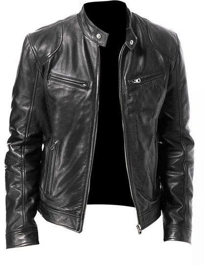 Leren Herenjas voor Winter – Thomas