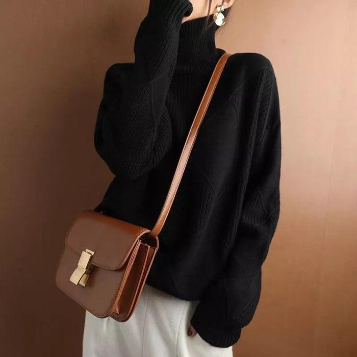 Elegante en warme coltrui voor dames – Olivia