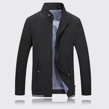 Casual Herenjas Met Opstaande Kraag – David