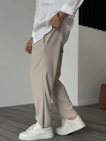 Heren broek lichtgewicht ademend elegant comfort – Solvaro