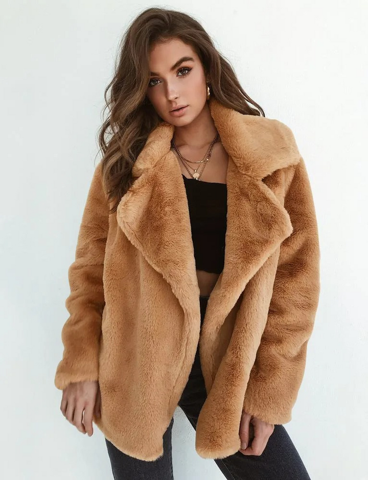 Teddy jas dames warm en stijlvol voor winter – Sophie