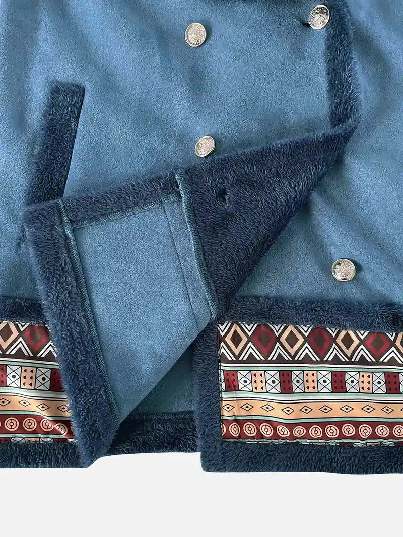 Boho-geïnspireerde gebreide mantel voor dames – Chique