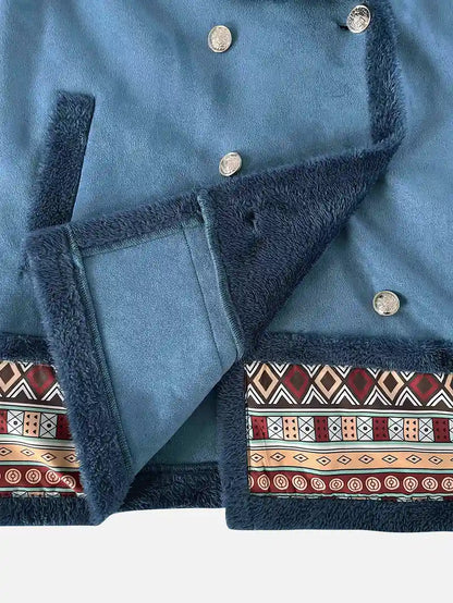 Boho-geïnspireerde gebreide mantel voor dames – Chique