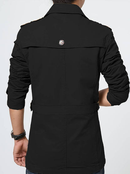 Klassieke heren trenchcoat met moderne twist – Richard