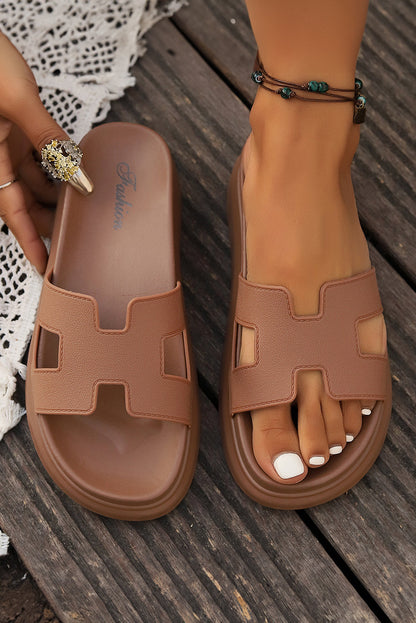 Chique dames plateauslippers voor zomercomfort - Sofia