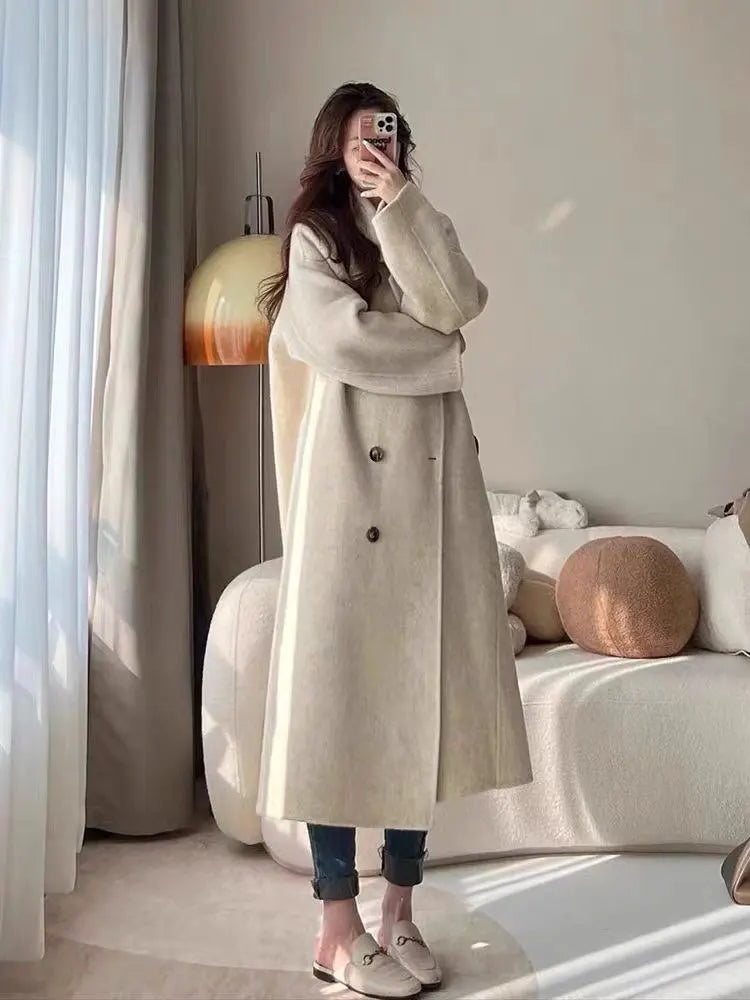 Elegante wintermantel met luxe afwerking voor dames – Evelyn
