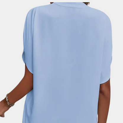 Comfortabele Blouse Met Korte Mouwen – Emma