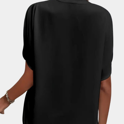 Comfortabele Blouse Met Korte Mouwen – Emma
