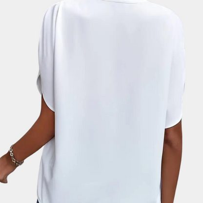 Luchtige dames blouse met korte mouwen voor comfort – Emma