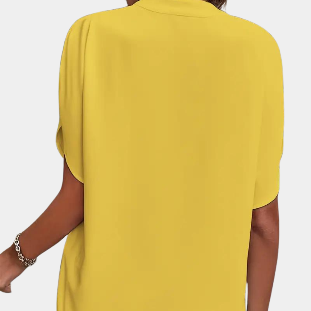 Comfortabele Blouse Met Korte Mouwen – Emma