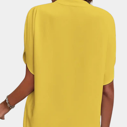 Comfortabele Blouse Met Korte Mouwen – Emma