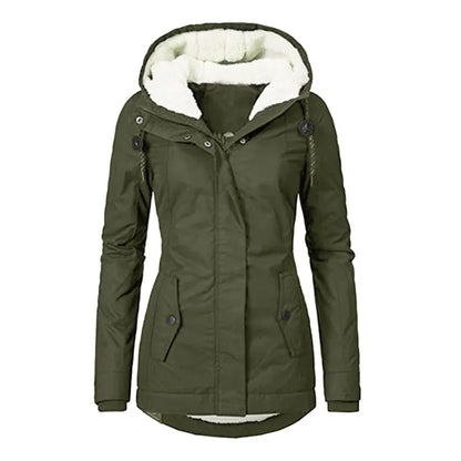 Warme Gewatteerde Winterjas voor Stijl en Bescherming – Sara