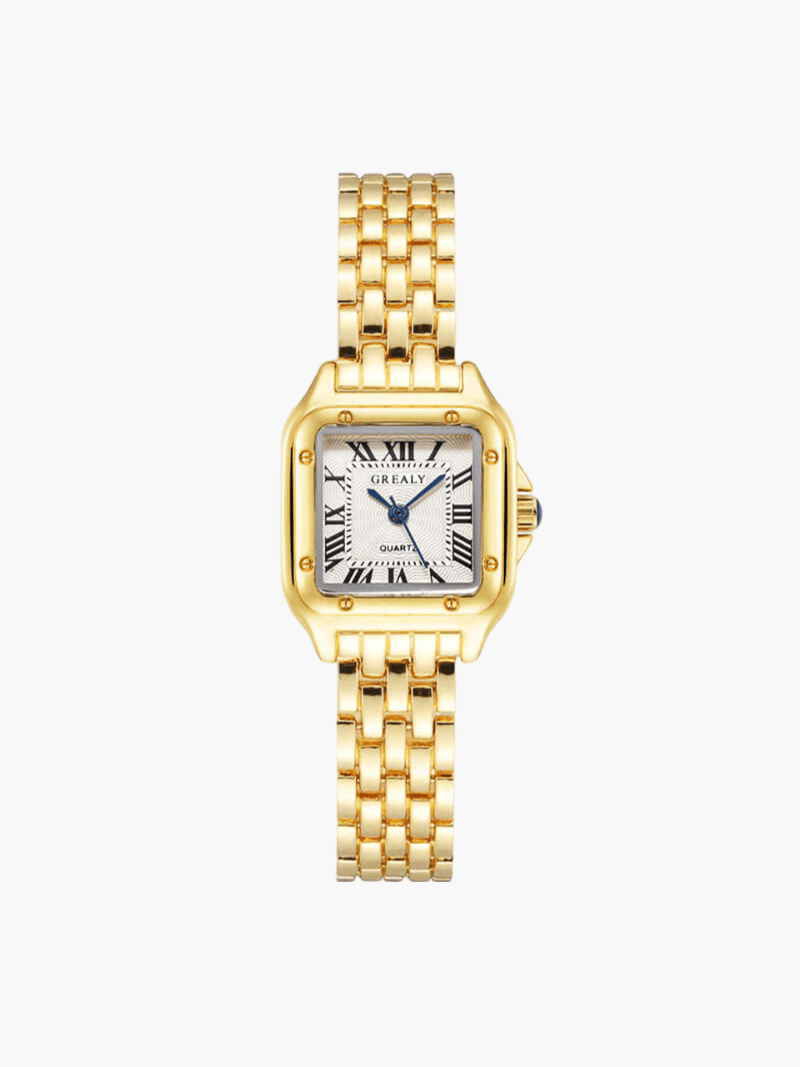 Vierkant Horloge Dames Vintage Quartz - Elise