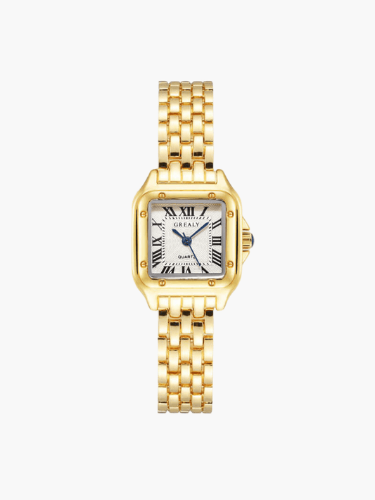 Vierkant Horloge Dames Vintage Quartz - Elise